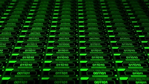 AGI Inelligence Algorithms Processing - No AI was used to create 2 Stock Footage 320147710