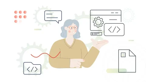 Agile and Innovative Software Development  Process with timely delivery -  Ab Stock Footage 308888804