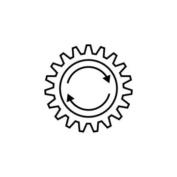 Agile, automation, cycle, data, recycle icon. Element of future technological Stock Illustration