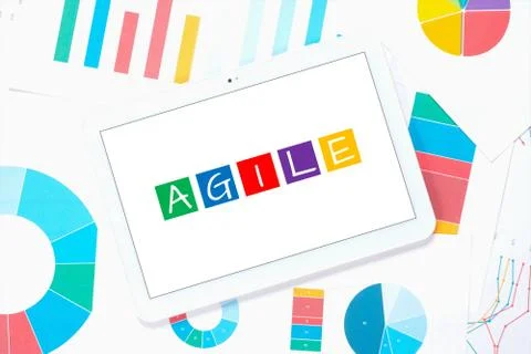 Agile concept Fotos Stock