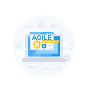 Agile development, programming and IT vector illustration Stock-Illustration