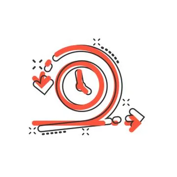 Agile icon in comic style. Flexible cartoon vector illustration on white isol イラスト素材