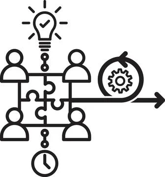 Agile icon vector Stock Illustration