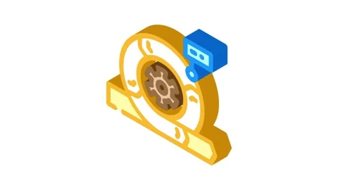 Agile methodology analyst isometric icon animation Stock Footage 327285040