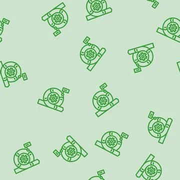 Agile methodology analyst line vector seamless pattern Illustrazione stock