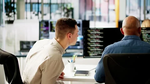 Agile Pair Programming And Extreme Coding Stock Footage 271149368