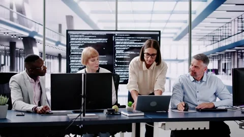 Agile Pair Programming And Extreme Coding Stock Footage 276975298