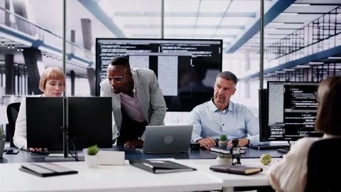Agile Pair Programming And Extreme Coding Stock Footage 277904202