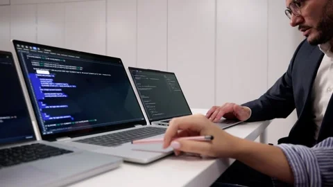 Agile Pair Programming And Extreme Coding Stock Footage 321558708