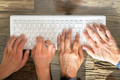 Agile Pair Programming And Extreme Coding Stock-Fotos