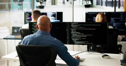 Agile Pair Programming And Extreme Coding Stock-Fotos