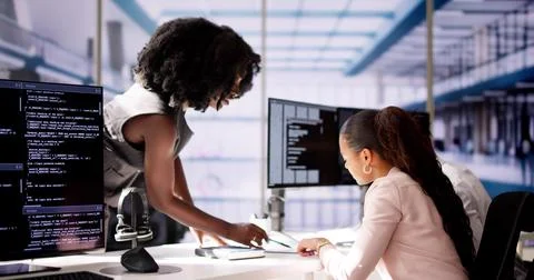 Agile Pair Programming And Extreme Coding Stock-Fotos