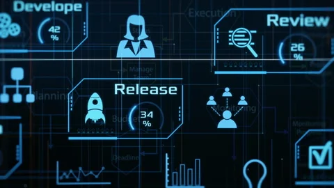 Agile project management Stock Footage 331564439