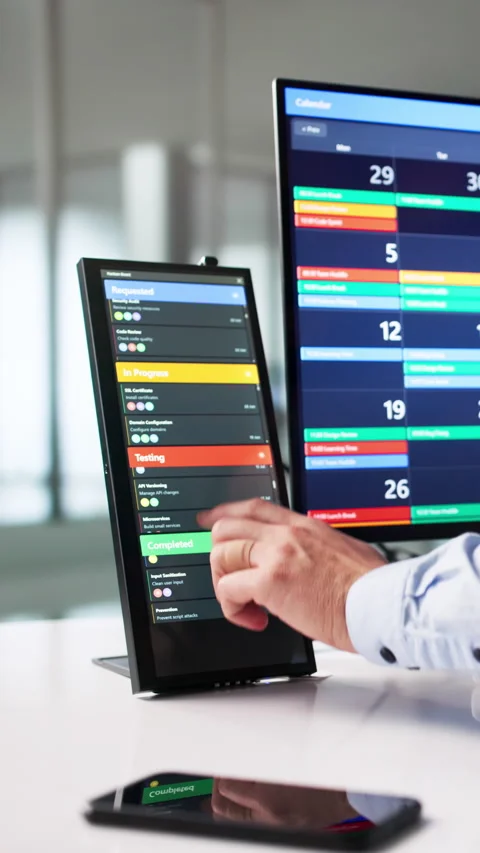 Agile Project Management Software For Efficient Organization Stock Footage 328392068