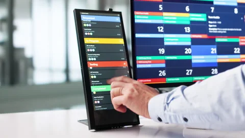 Agile Project Management Software For Efficient Organization Stock Footage 328404112
