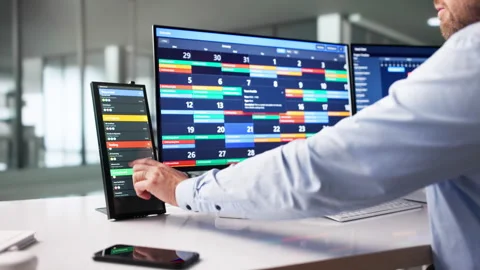 Agile Project Management Software For Efficient Organization Stock Footage 329294359