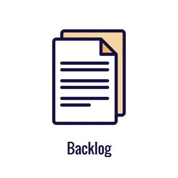 Agile Scrum Process and development icon Stock Illustration