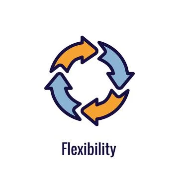 Agile Scrum Process and development icon Stock Illustration