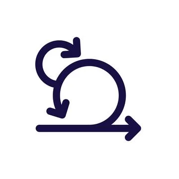 Agile Scrum Process and development icon Stock Illustration