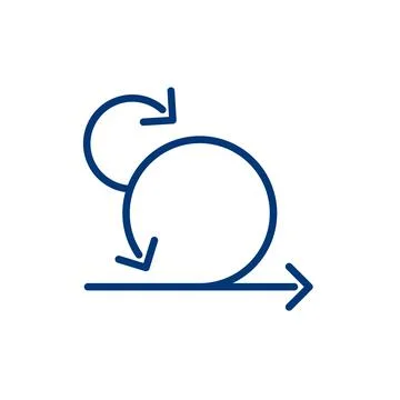 Agile Scrum Process and development icon イラスト素材