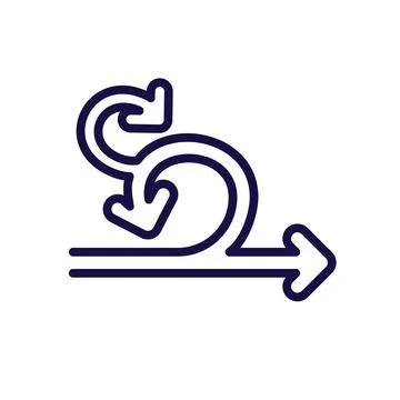 Agile Scrum Process and development icon Stock Illustration