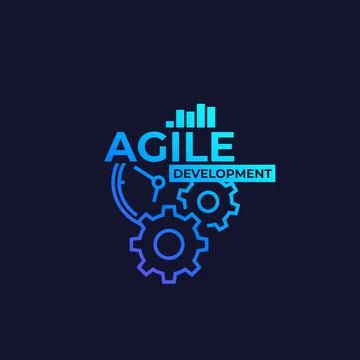 Agile software development Illustrazione stock