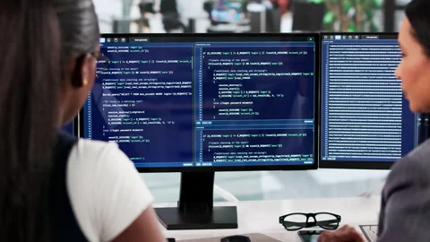 Agile Software Engineer Leading Team Stock Footage 334530682