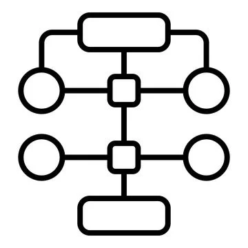 Agile statistics icon outline vector. Progress quality Stockillustratie