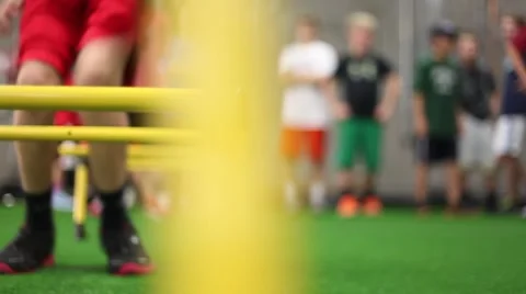 Agility Jumping Hurdles Stockbeeldmateriaal 68170395