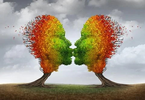 Aging Couple Illustrazione stock