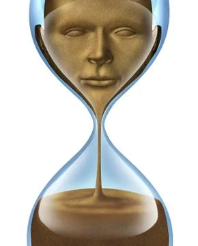 Aging process Stock Illustration