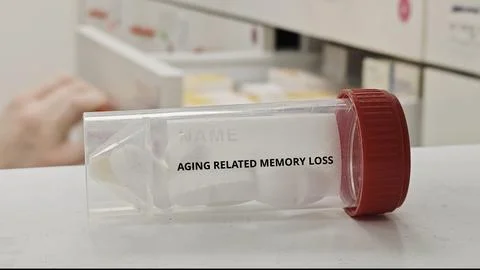 AGING RELATED MEMORY LOSS tablets used to slow cognitive decline associated.. Photos