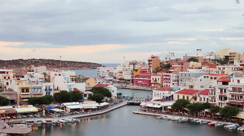 Agios Nikolaos Stock Footage 32409618