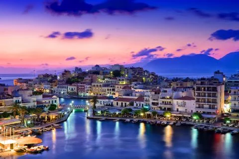 Agios Nikolaos. Stock Photos