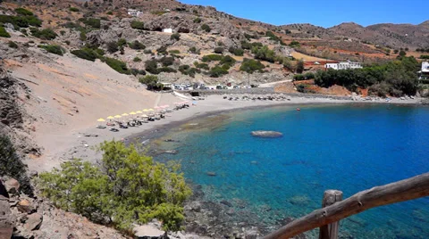 Agios Pavlos beach Stock Footage 39934116