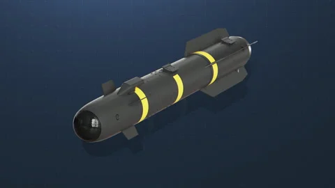 AGM-114 - Hellfire Missile Video stock 332136726