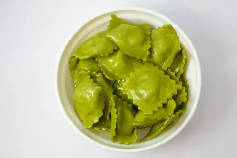 Agnolotti into the pot Stock Photos