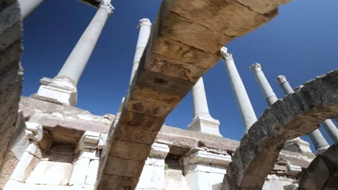 Agora ancient city Vídeos de archivo 292720497