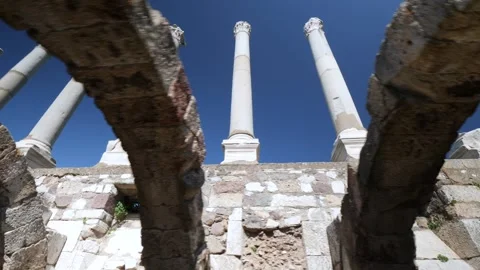 Agora ancient city Vídeo Stock 292720687