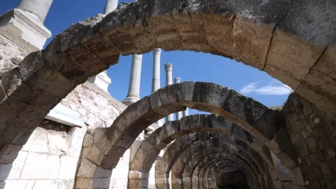 Agora ancient city Stock Footage 292721174