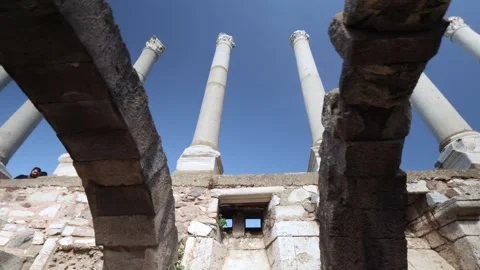 Agora ancient city Stock Footage 292721259