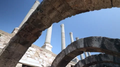 Agora ancient city Stock Footage 292721266