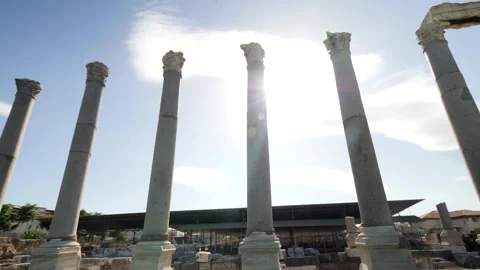 Agora ancient city Vídeos de archivo 292721554