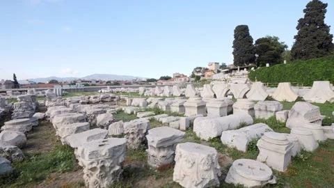 Agora ancient city Stock Footage 292721839