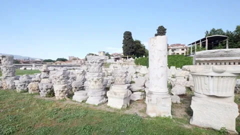 Agora ancient city Stock Footage 292722188