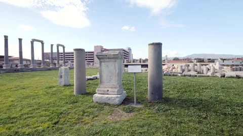 Agora ancient city Stock Footage 292722271