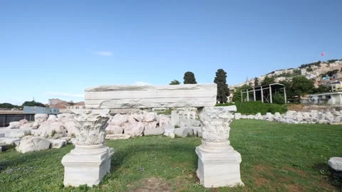 Agora ancient city Stock Footage 292722512
