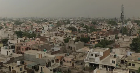 Agra Cityscape India Video stock 111752687