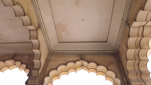 Agra Fort Architecture 스톡 동영상 184858341