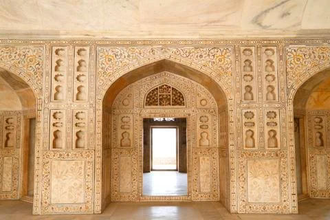 The agra fort Stock Photos